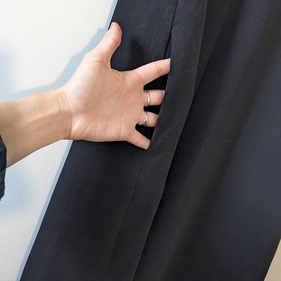 Opening Ceremony Talene Sleeveless Woven Jumpsuit Wide Leg Oversized Black Sze 4 - Picture 8 of 15